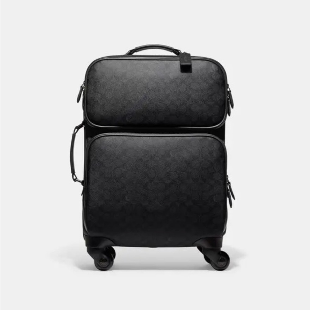 Coach  Black Travel Suitcase for Men